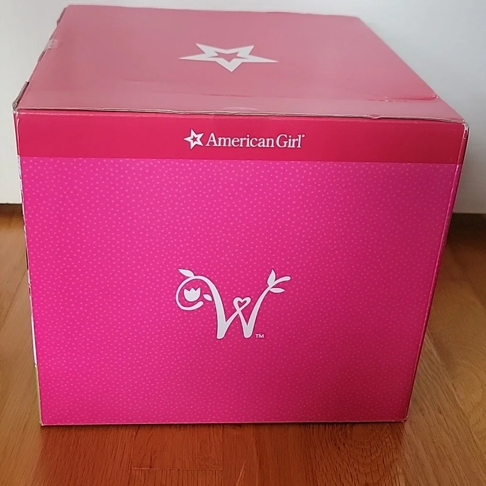 Retired Wellie Wishers Sled and Snowshoes new in box nwt american girl doll